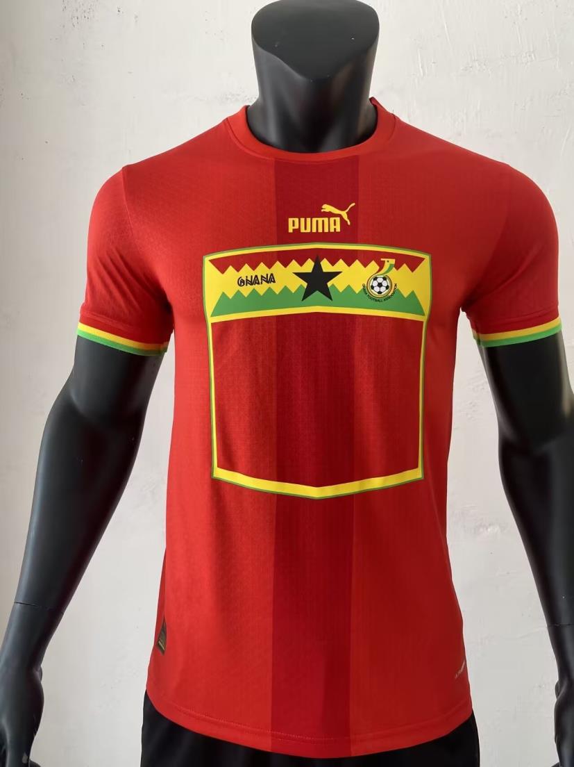 AAA Quality Ghana 2022 World Cup Away Soccer Jersey(Player)